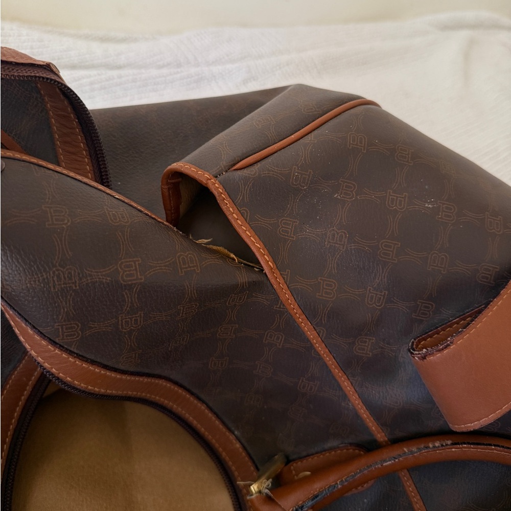 BALLY Vintage Leather Travel Duffle Bag - Picture 8 of 8